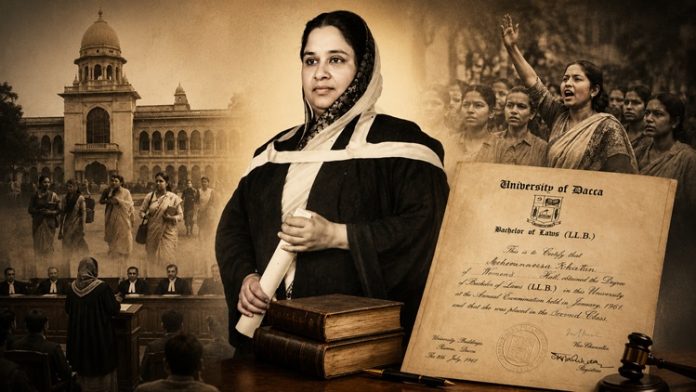বাংলাদেশের প্রথম ‘নারী অ্যাডভোকেট’ মেহেরুন্নেসা খাতুন