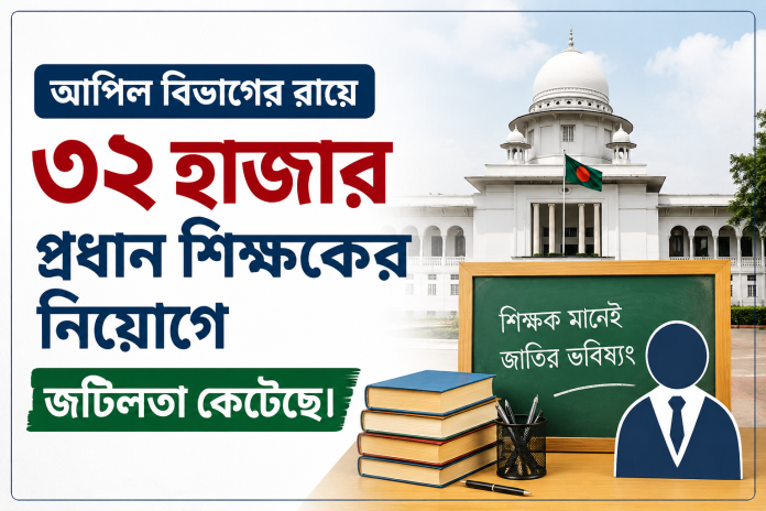 আপিল বিভাগের রায়ে ৩২ হাজার প্রধান শিক্ষকের নিয়োগে জটিলতা কেটেছে: অ্যাটর্নি জেনারেল